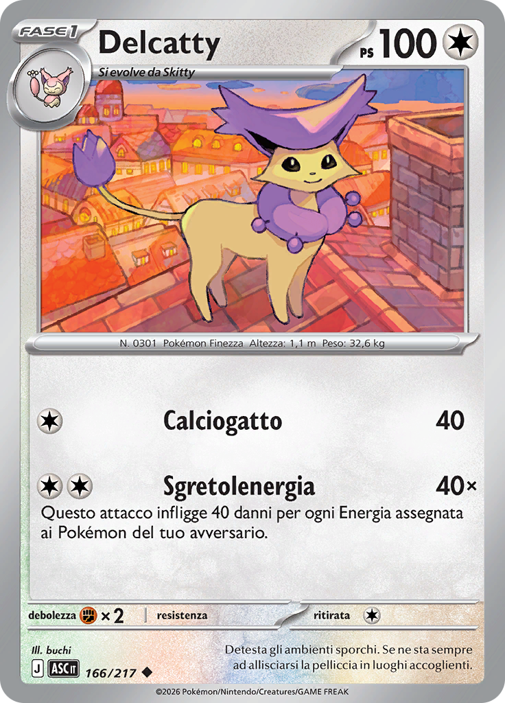 Delcatty (Reverse Holo)