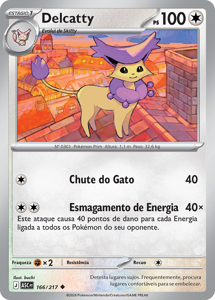 Delcatty (Reverse Holo)