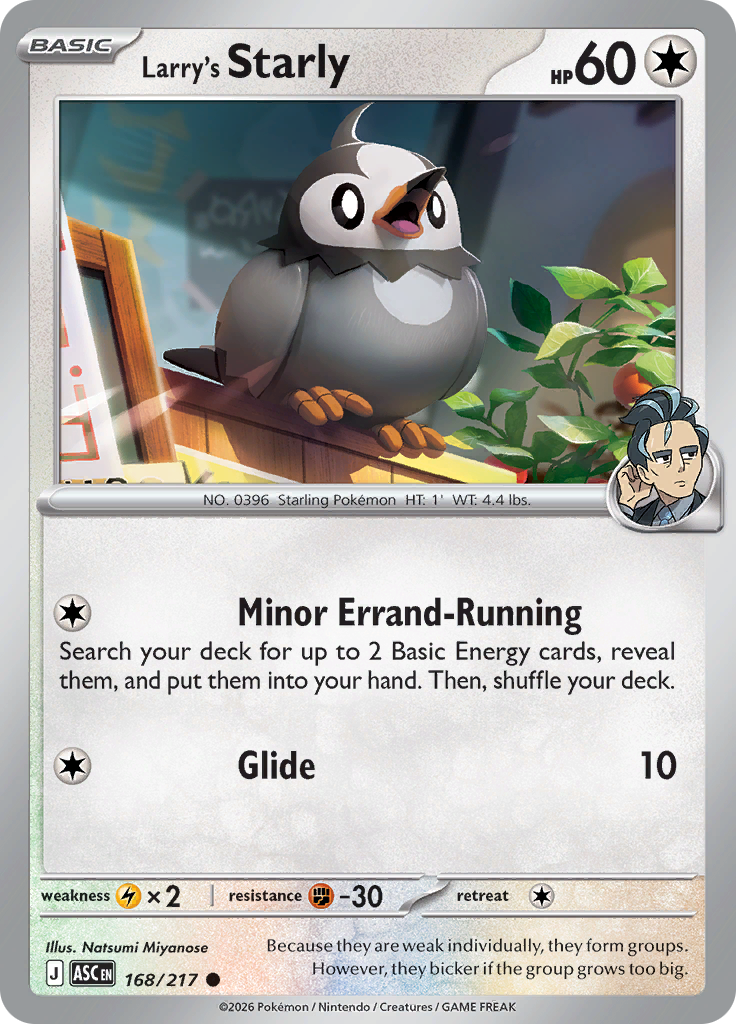 Larry's Starly (Reverse Holo)