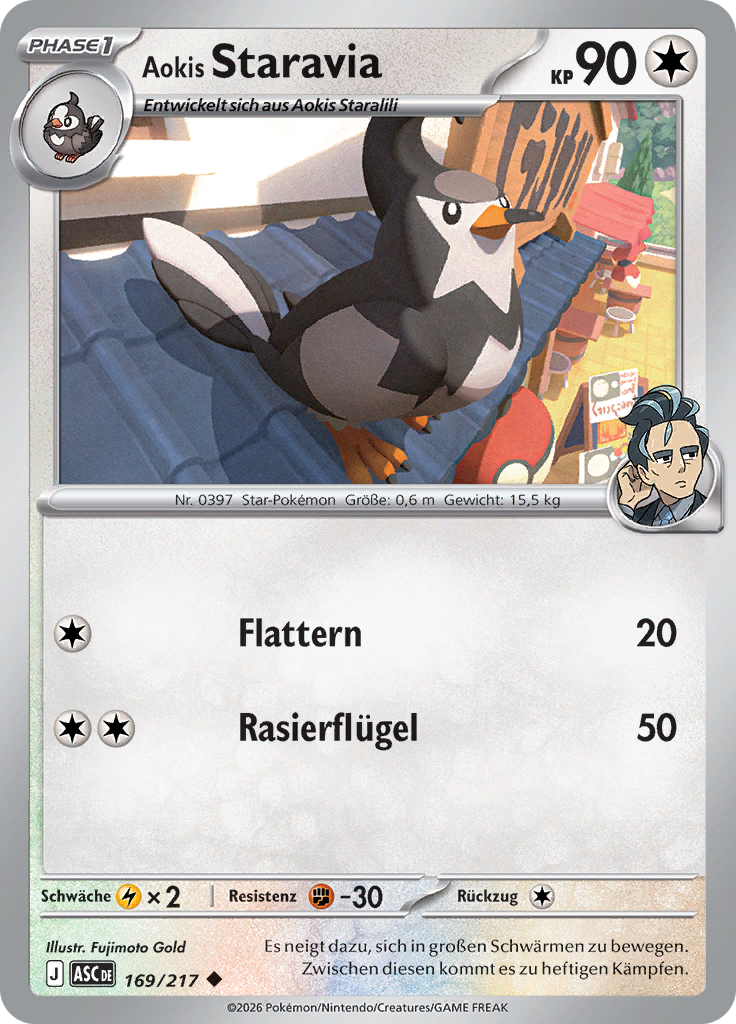 Aokis Staravia (Reverse Holo)
