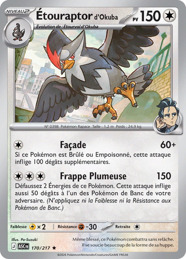 Étouraptor d'Okuba (Reverse Holo)