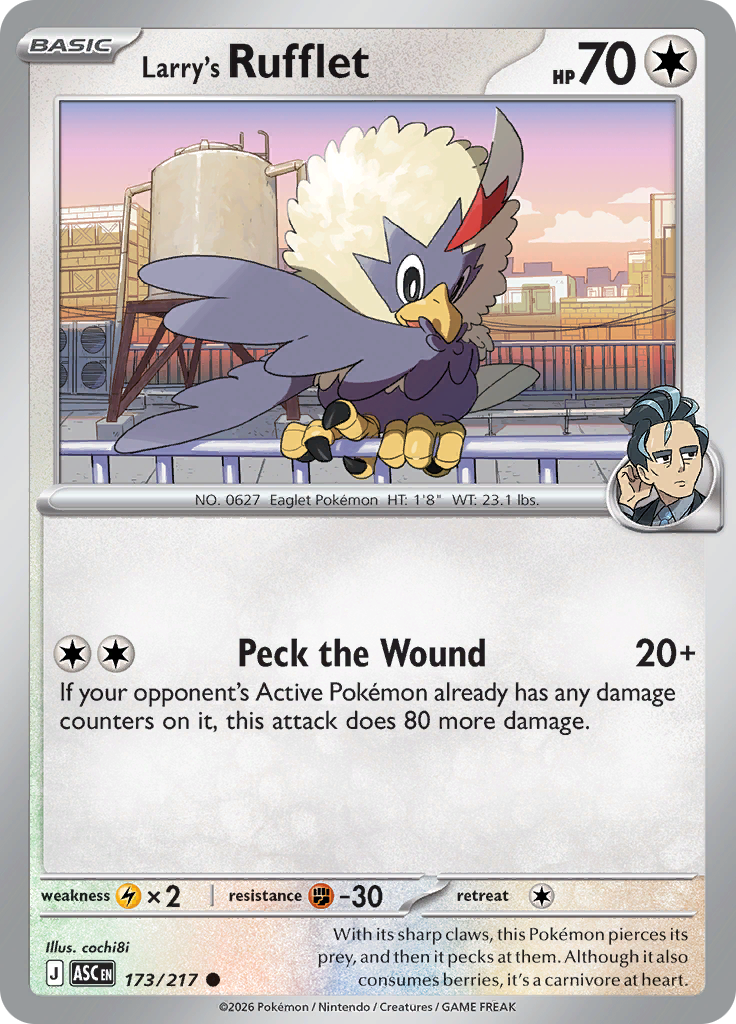 Larry's Rufflet (Reverse Holo)