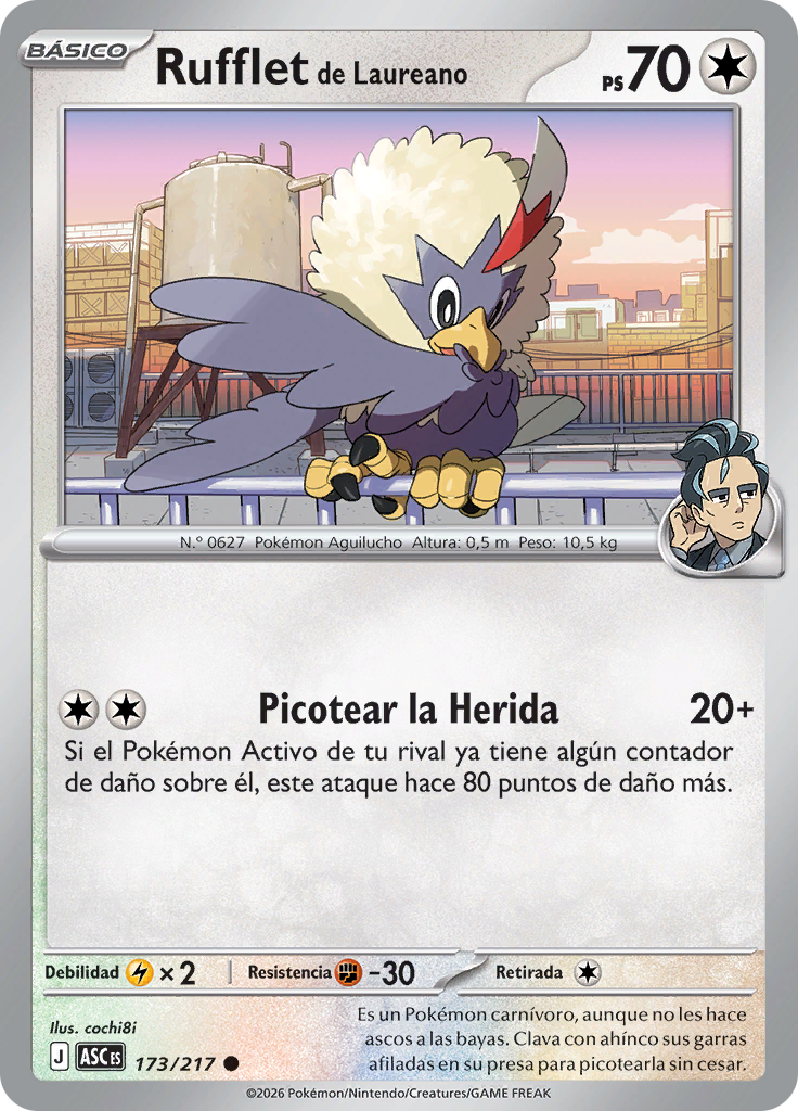 Rufflet de Laureano (Reverse Holo)