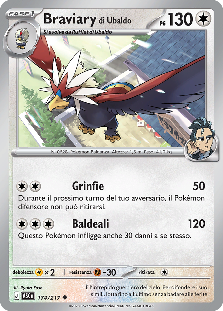 Braviary di Ubaldo (Reverse Holo)