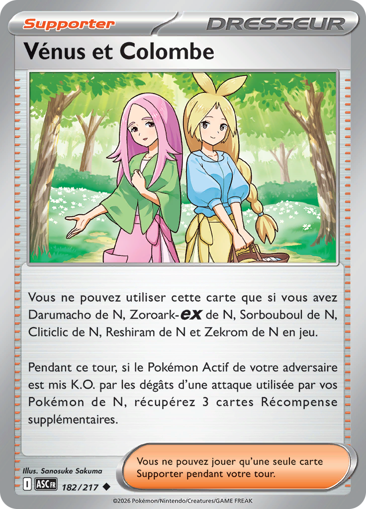 Vénus et Colombe (Reverse Holo)