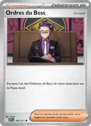 Ordres du Boss