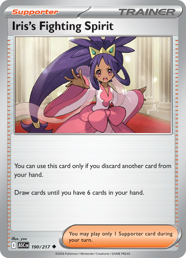 Iris's Fighting Spirit (Reverse Holo)