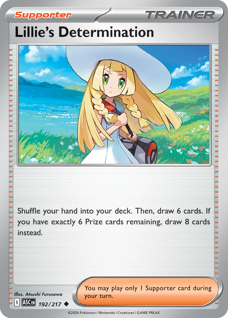 Lillie's Determination (Reverse Holo)