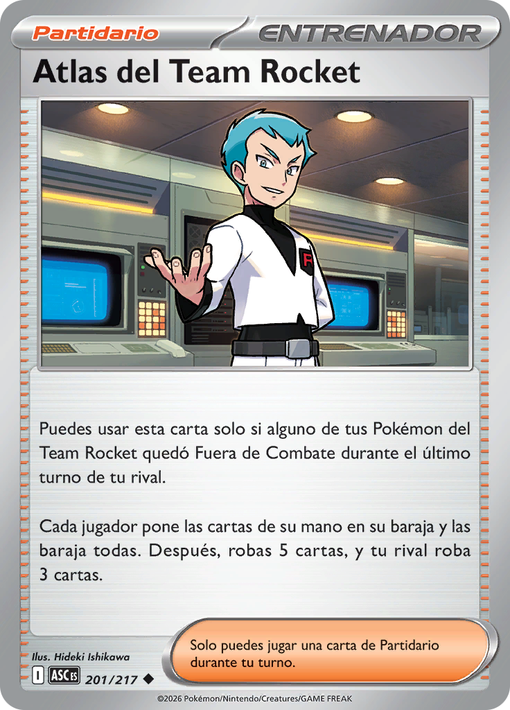 Atlas del Team Rocket (Reverse Holo)