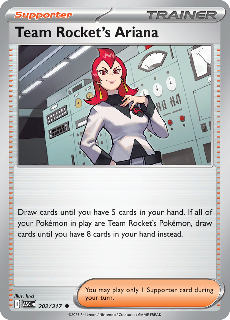 Team Rocket's Ariana (Reverse Holo)