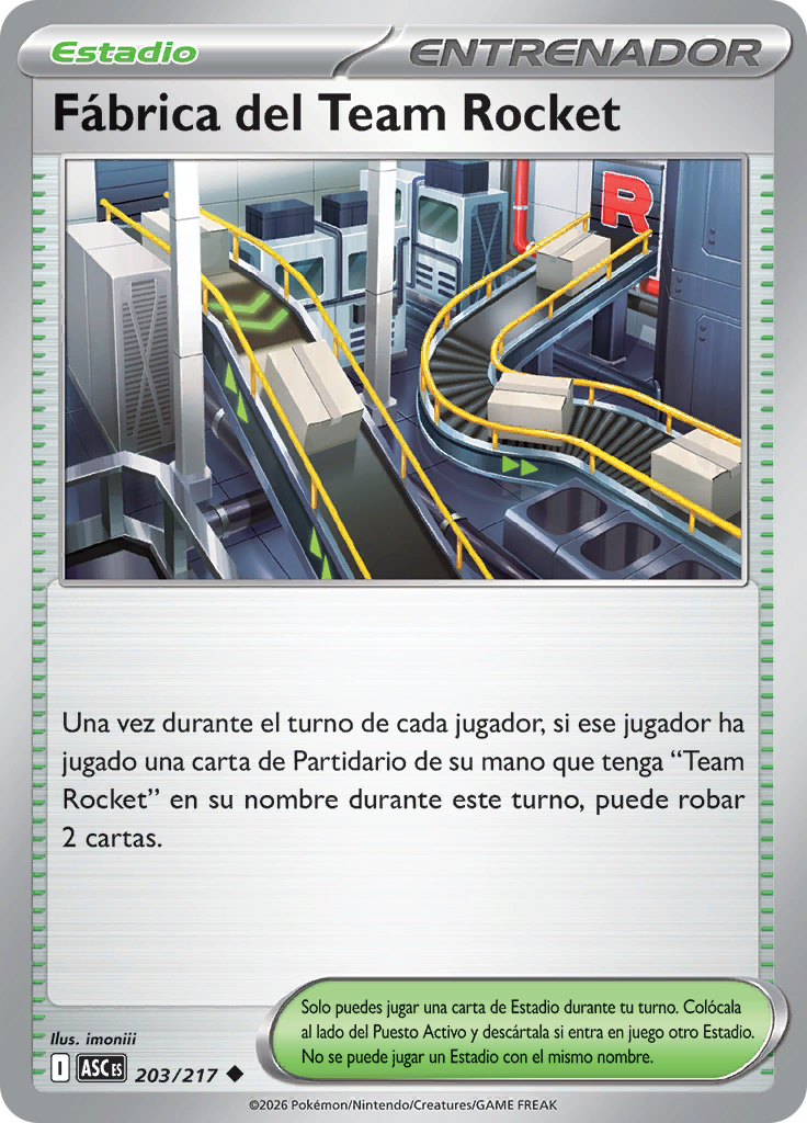 Fábrica del Team Rocket (Reverse Holo)