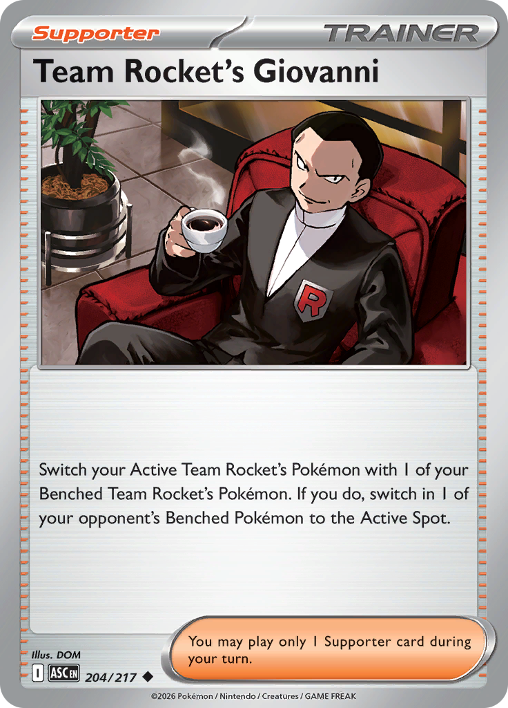 Team Rocket's Giovanni (Reverse Holo)