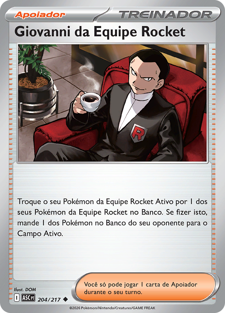 Giovanni da Equipe Rocket (Reverse Holo)