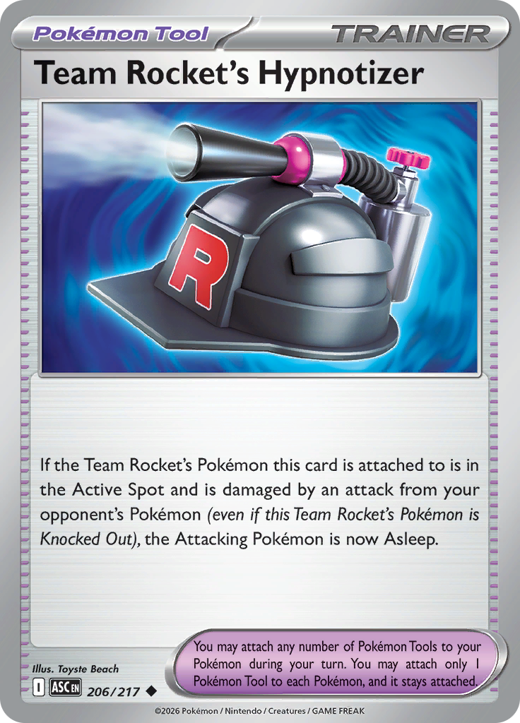 Team Rocket's Hypnotizer (Reverse Holo)