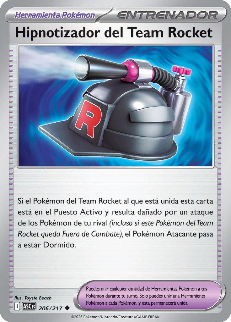 Hipnotizador del Team Rocket (Reverse Holo)