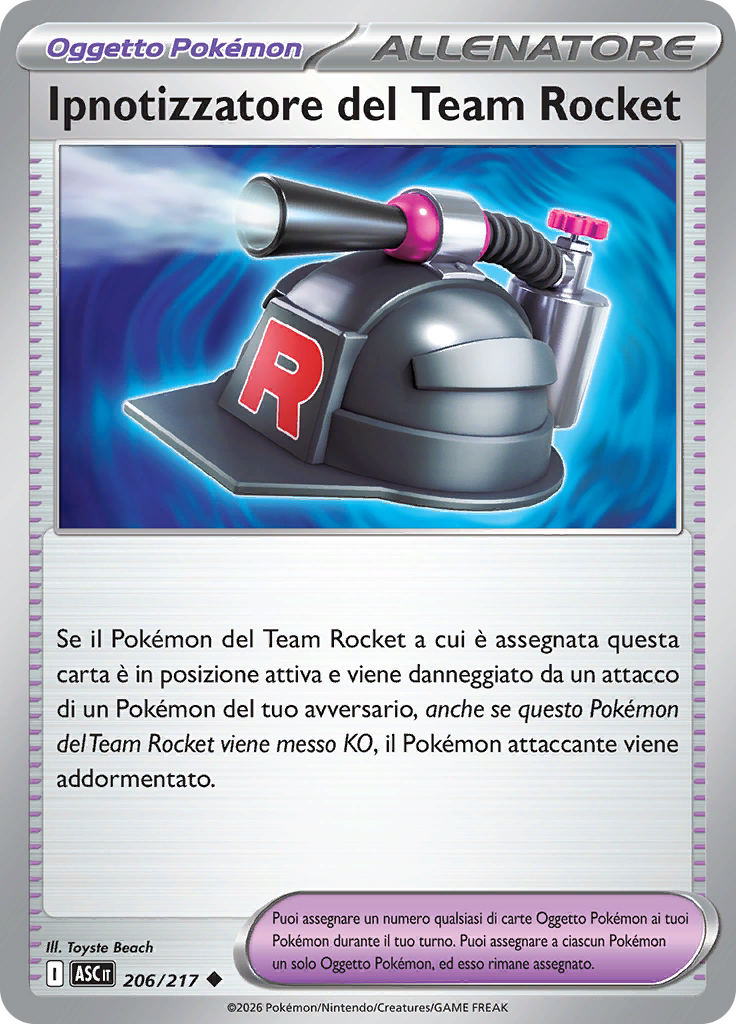 Ipnotizzatore del Team Rocket (Reverse Holo)