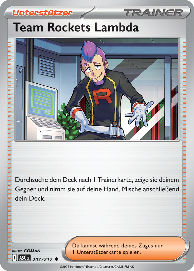 Team Rockets Lambda (Reverse Holo)