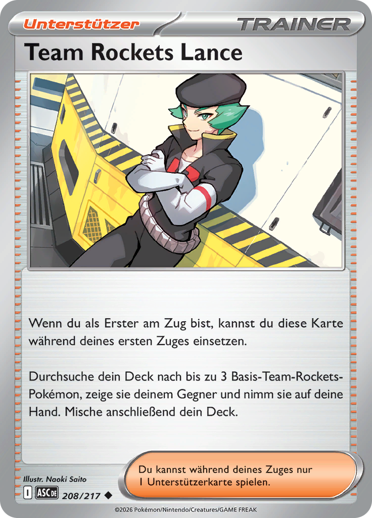 Team Rockets Lance (Reverse Holo)