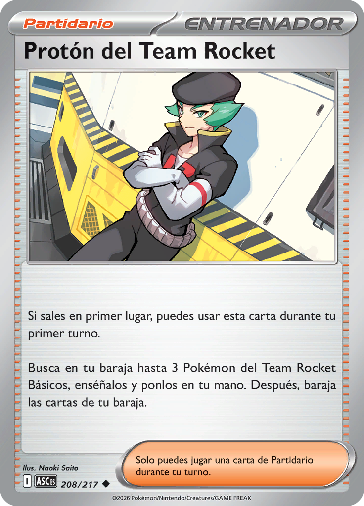 Protón del Team Rocket (Reverse Holo)