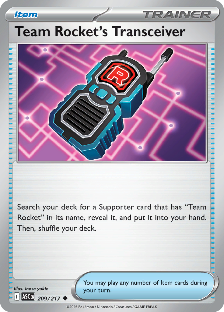 Team Rocket's Transceiver (Reverse Holo)