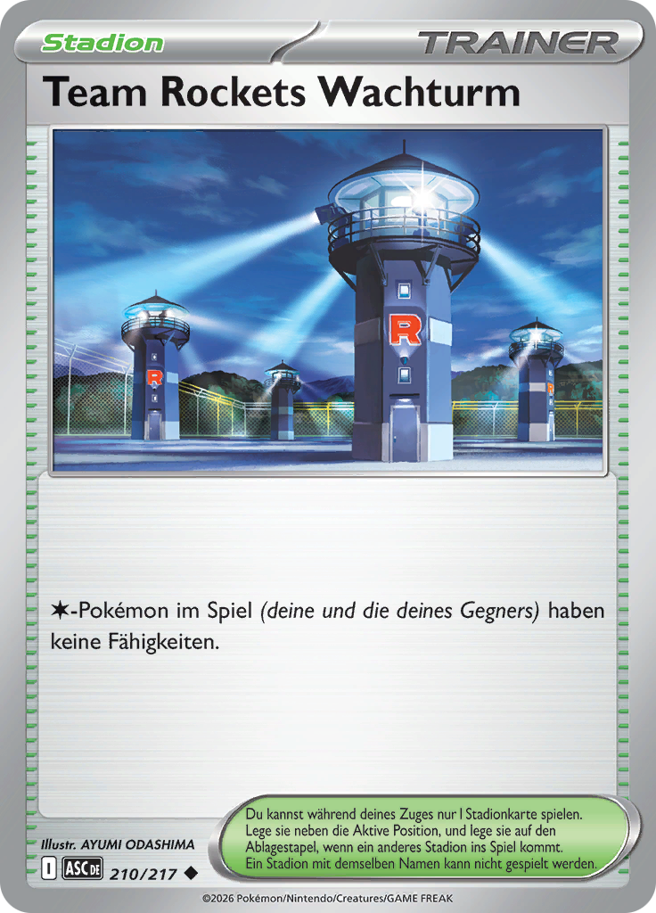 Team Rockets Wachturm (Reverse Holo)