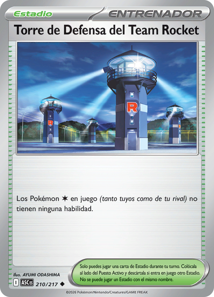 Torre de Defensa del Team Rocket (Reverse Holo)