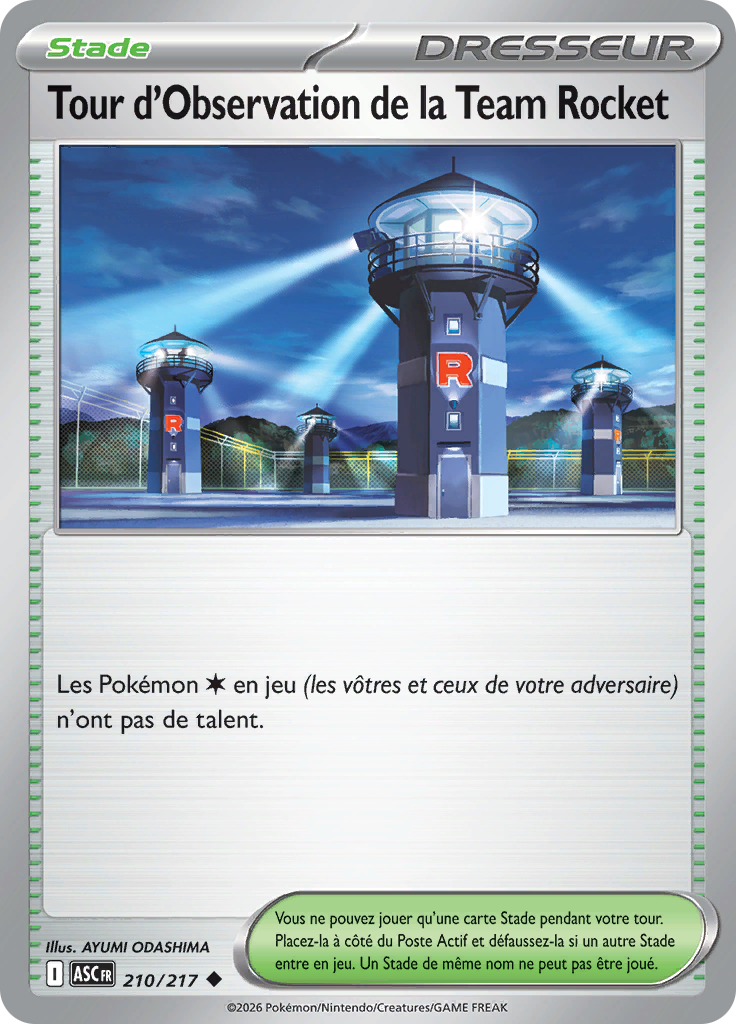 Tour d'Observation de la Team Rocket (Reverse Holo)