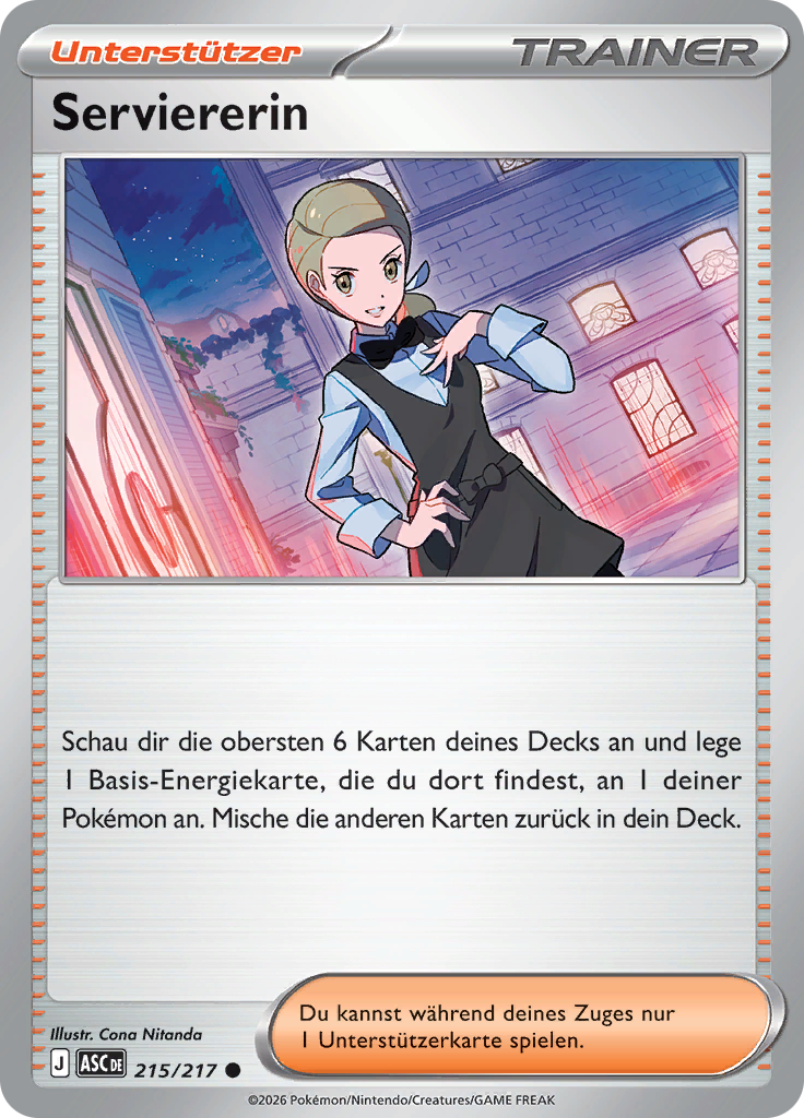 Serviererin (Reverse Holo)