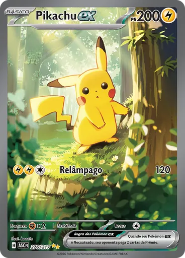 Pikachu ex — Heróis Excelsos