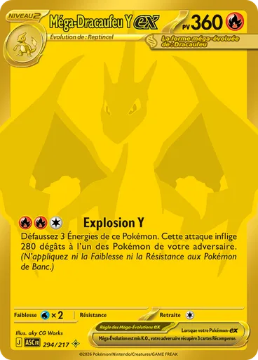 Méga-Dracaufeu Y-ex — Héros Transcendants