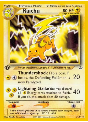 Raichu (1st Edition)