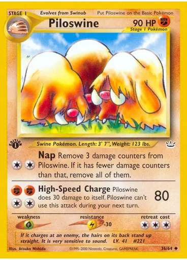 Piloswine (1st Edition)