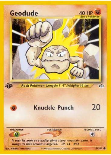 Geodude (1st Edition)