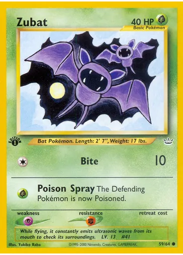 Zubat (1st Edition)