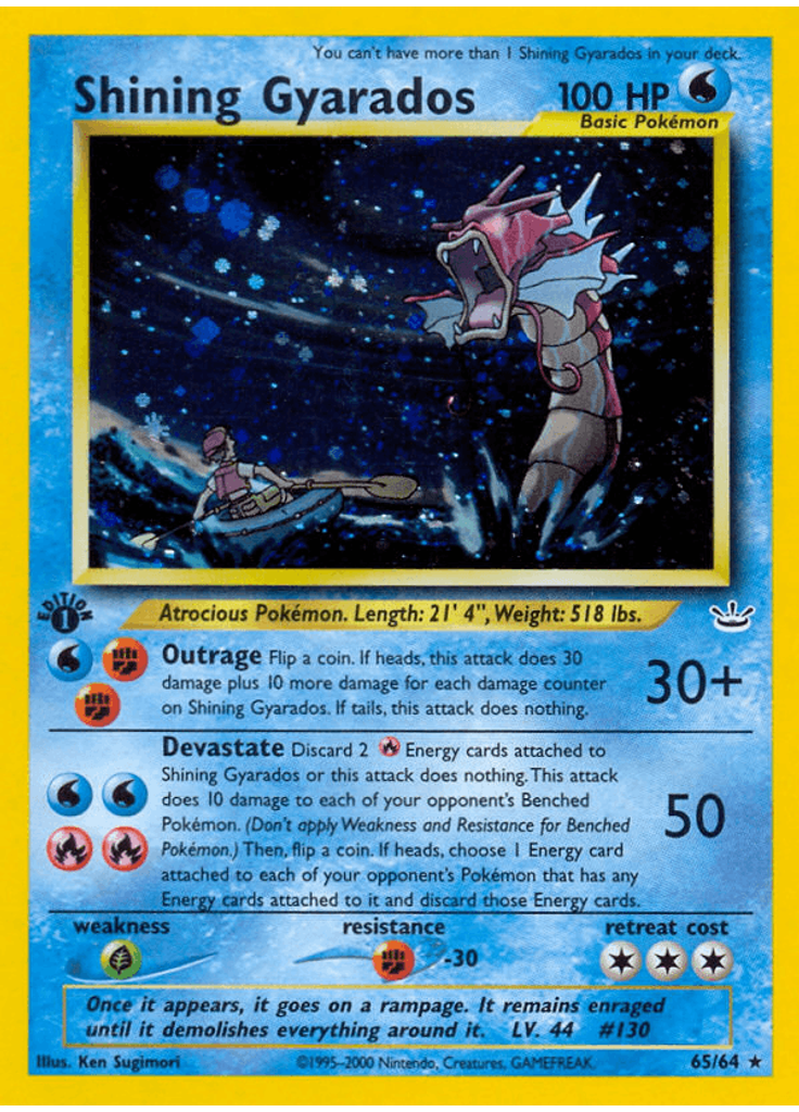 Shining Gyarados (1st Edition Holofoil)