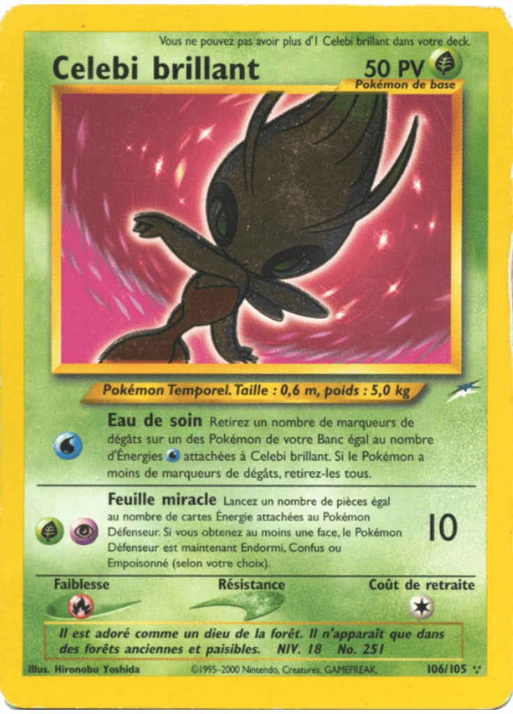 Celebi brillant (1st Edition Holofoil)