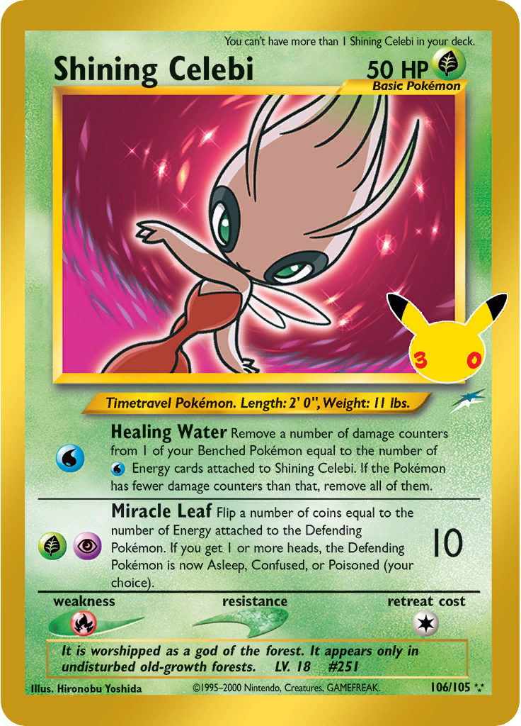 Shining Celebi (30th Celebration)