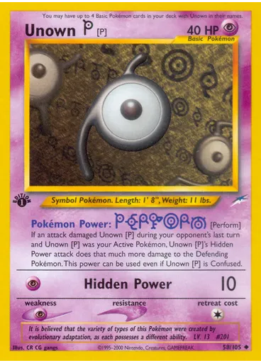 Unown [P] (1st Edition)