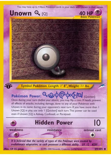 Unown [Q] (1st Edition)