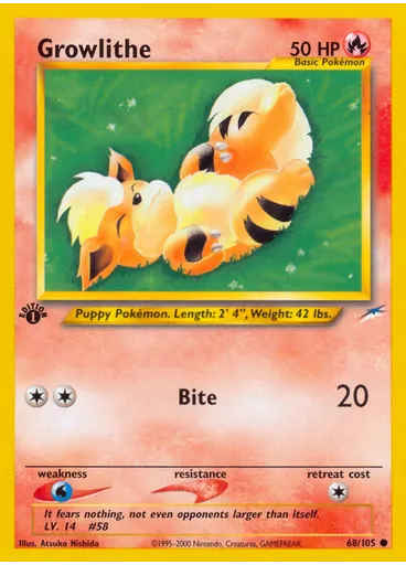 Growlithe (1st Edition)