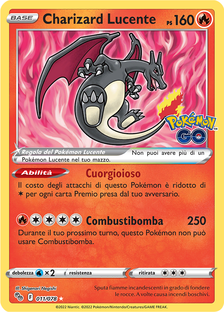 Charizard Lucente