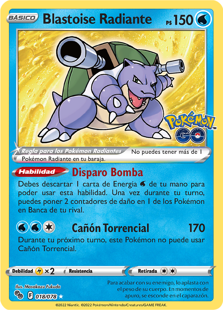 Blastoise Radiante