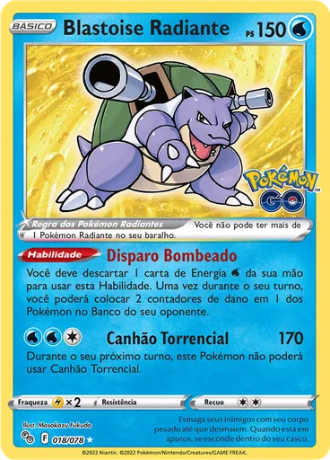 Blastoise Radiante