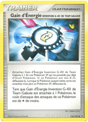 Gain d'Énergie Invention G-101 de Team Galaxie
