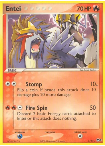 Entei (Reverse Holo)