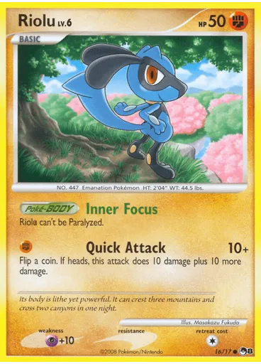 Riolu (Reverse Holo)