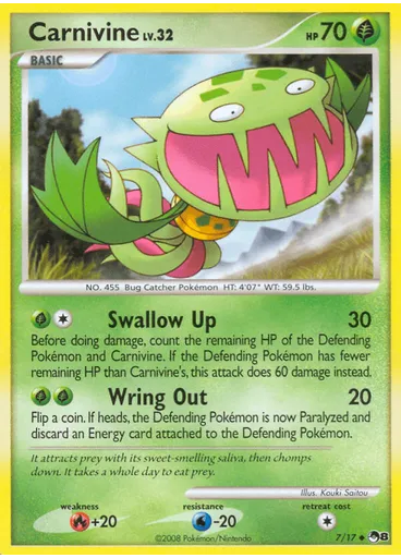 Carnivine (Reverse Holo)