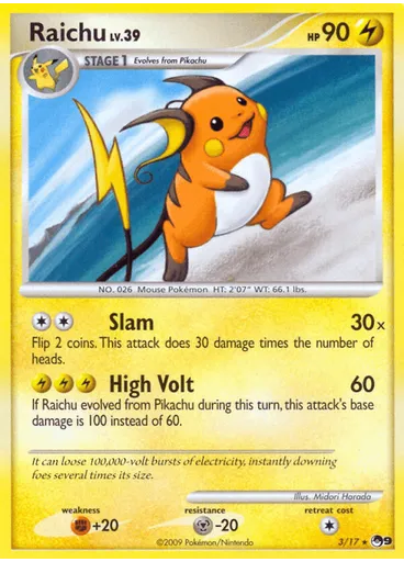 Raichu (Reverse Holo)