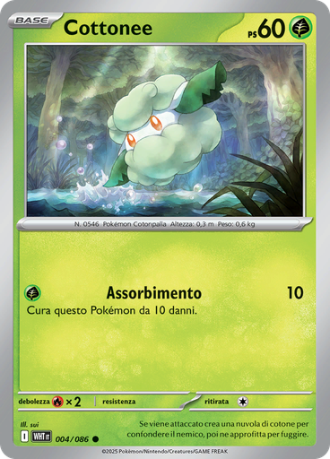 Cottonee (Reverse Holo)