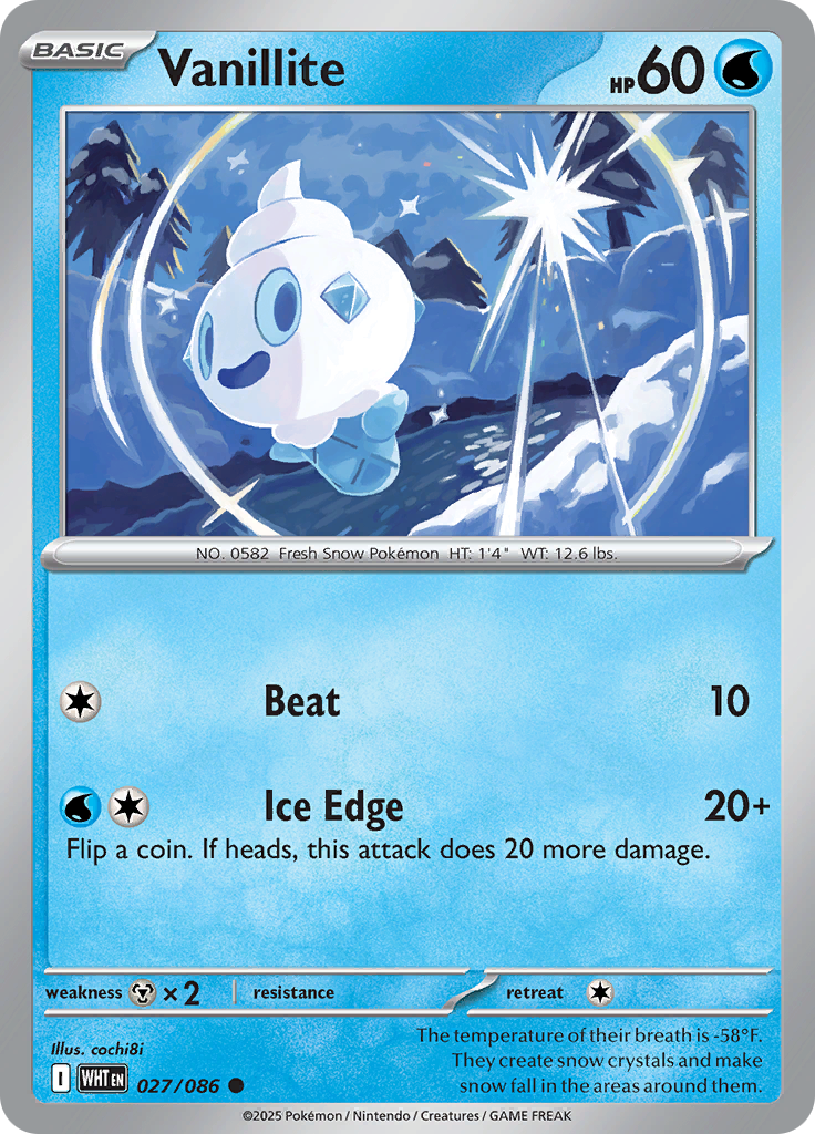 Vanillite (Master Ball)